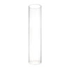 Clear Glass Open Ended Hurricane Tube D-4.75" H-18" - Pack of 6 PCS - Modern Vase and Gift