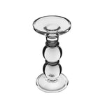 Clear Glass Pillar Candle Holder O-3.5" H-7.5" - Pack of 12 PCS - Modern Vase and Gift