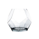 Clear Glass Gemometric Vase O-4" D-7" - Pack of 8 PCS - Modern Vase and Gift