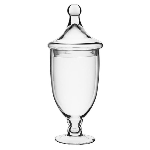 Pack of 2 PCS Clear Glass Apothecary Jar H-21.5 O-5.75 D-7.5 – Modern  Vase and Gift