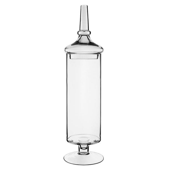 WHOLE HOUSEWARES  Glass Apothecary Jars (D3.1 xH5.7 ) Storage Organizer,  D3.1XH5.7 - Foods Co.