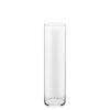 30 PCS Clear Glass Cylinder Vase D-4" H-16" (Available in 90 & 300 PCS)