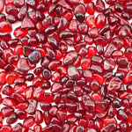 Pack of 40 LBS Red Sea Glass Pebbles