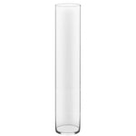 Clear Glass Cylinder Vase D-6" H-32" - Pack of 4 PCS - Modern Vase and Gift