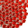 Pack of 44 LBS Red Glass Vase Filler for home decor Beads Flat Gem Stone D-1"