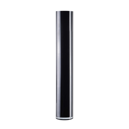 6 PCS Black Glass Cylinder Vase D-4" H-24"