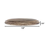 8 PCS Clear Glass Cloche Dome with Wood Base D-7" H-6.5"