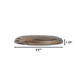 2 PCS Clear Glass Cloche Bell Jar with Wood Base D-13" H-17"