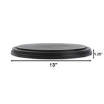 8 PCS Clear Glass Cloche Dome with Wood Base D-7" H-6.5"