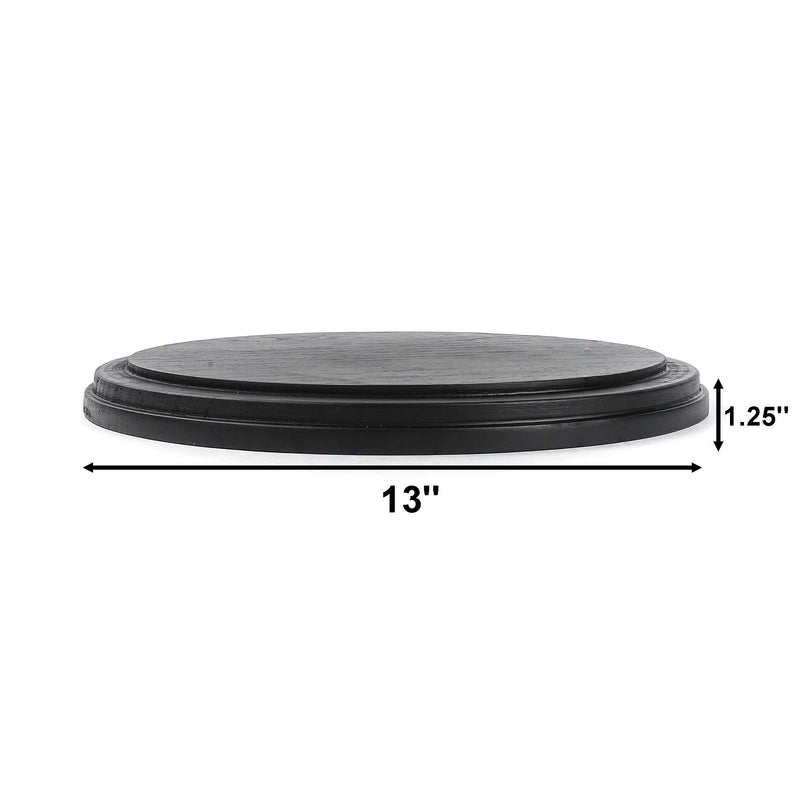 8 PCS Clear Glass Cloche Dome with Wood Base D-7" H-6.5"