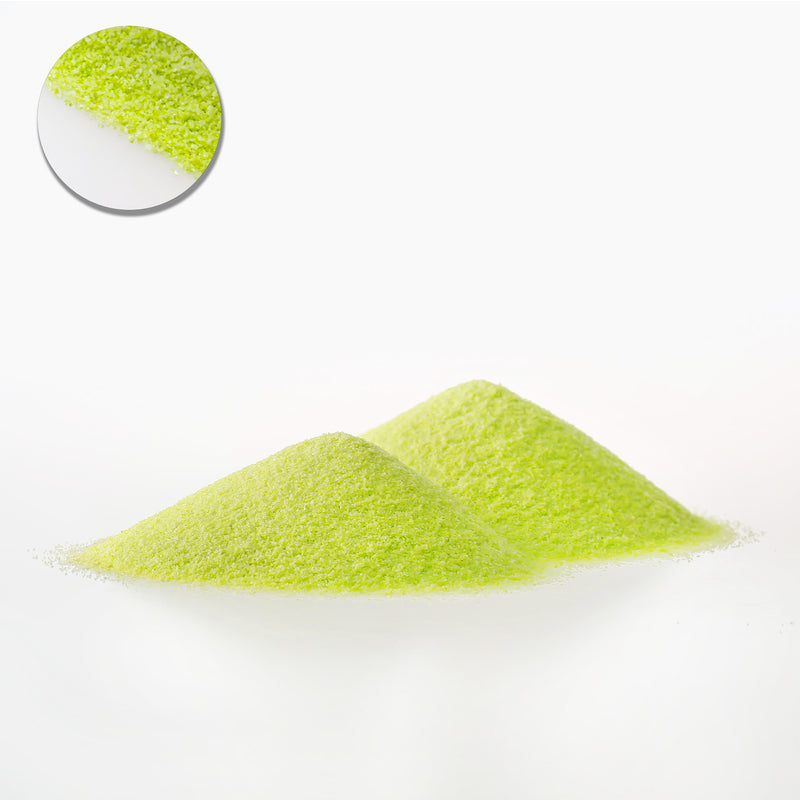 Pack of 40 LBS Chartreuse Yellow Colored Unity Sand Glass Vase Filler