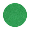 Emerald Green colored sand arranged in a circular shape on a white background