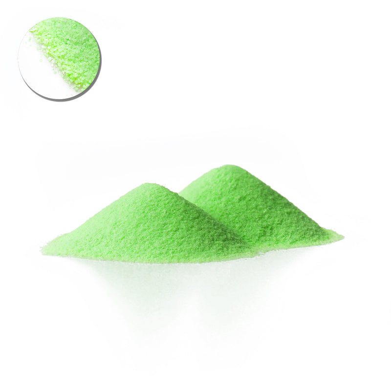Pack of 40 LBS Neon Green Colored Unity Sand Glass Vase Filler