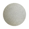 Light Grey colored sand arranged in a circular shape on a white background