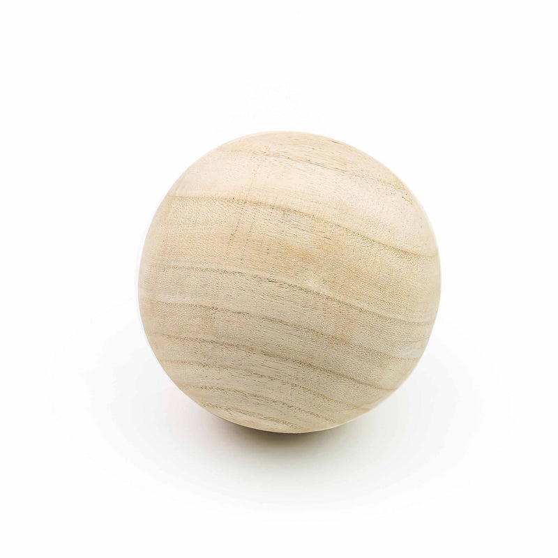 Pack of 8 PCS Natural Wooden Vase Filler Ball D-6"