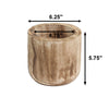 Studio WoodPlanter – Burnt Finish, 6.25" x 5.75", Pack of 12