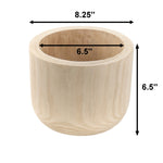 Studio WoodPlanter –  Natural Finish, 8.25" x 6.5", Pack of 6