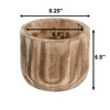 Studio WoodPlanter –  Burnt Finish, 8.25" x 6.5", Pack of 6