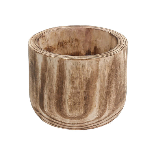 Studio WoodPlanter –  Burnt Finish, 8.25" x 6.5", Pack of 6