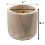Studio WoodPlanter –  Natural Finish, 11" x 10.75", Pack of 4