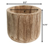 Studio WoodPlanter –  Burnt Finish, 11" x 10.75", Pack of 4