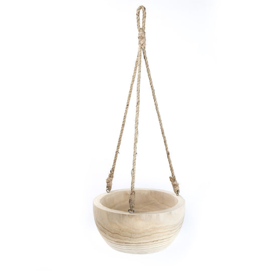 Natural Hanging Planter With Rustic Loop – 24.75"H x 10"D, Pack of 4