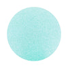 baby blue colored sand arranged in a circular shape on a white background