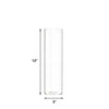 18 PCS Clear Glass Cylinder Bud Vase H-12" D-3"
