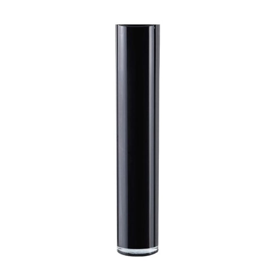 4 PCS Black Glass Cylinder Vase D-6" H-32"