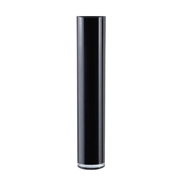 4 PCS Black Glass Cylinder Vase D-6" H-32"