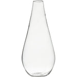 72 PCS Clear Glass Tear Drop Bud Vase H-5.5" W-2.5" Opening-0.75"