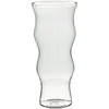 72 PCS Clear Glass Wave Bud Vase H-5.5" W-2.5" Opening-2.5"