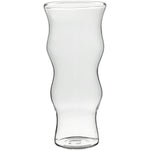 72 PCS Clear Glass Wave Bud Vase H-5.5" W-2.5" Opening-2.5"