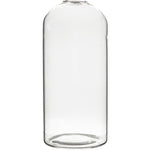 72 PCS Clear Glass Bullet Bud Vase H-5.5" W-2.5" Opening-0.75"