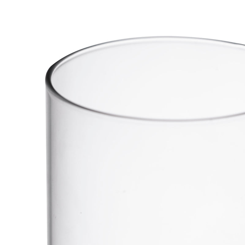 12 PCS Clear Glass Open Ended Hurricane Tube D-3" H-24"