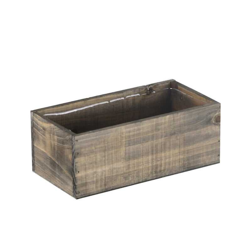 6 inches Natural Wood Rustic Square Planter Boxes Holders Centerpieces  Wedding