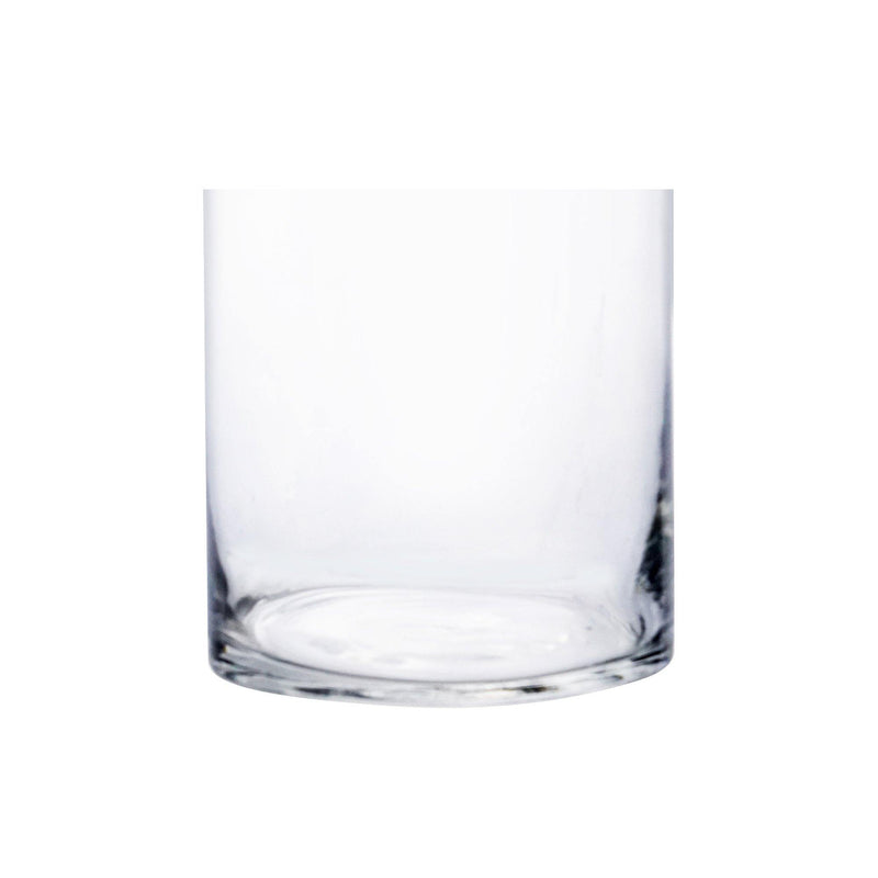 Clear Glass Cylinder Vase D-5" H-5" - Pack of 12 PCS - Modern Vase and Gift