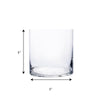 Clear Glass Cylinder Vase D-5" H-5" - Pack of 12 PCS - Modern Vase and Gift