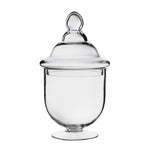 Clear Glass Apothecary Jar H-14.25" O-7" D-8" - Pack of 4 PCS - Modern Vase and Gift