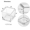 Clear Glass Cube Vase Sides-4" - Pack of 12 PCS - Modern Vase and Gift