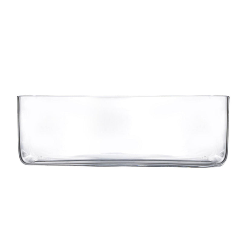 Clear Glass Square Vase O-12" H-4" - Pack of 3 PCS - Modern Vase and Gift