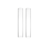 Clear Glass Open Ended Hurricane Tube D-2.5" H-18" - Pack of 24 PCS - Modern Vase and Gift