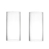 Clear Glass Open Ended Hurricane Tube D-4.75" H-10" - Pack of 12 PCS - Modern Vase and Gift