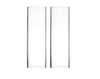 Clear Glass Open Ended Hurricane Tube D-6" H-18" - Pack of 8 PCS - Modern Vase and Gift
