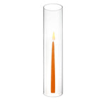 Clear Glass Open Ended Hurricane Tube D-4" H-18" - Pack of 12 PCS - Modern Vase and Gift