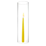 Clear Glass Open Ended Hurricane Tube D-6" H-18" - Pack of 8 PCS - Modern Vase and Gift