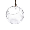 Clear Glass Hanging Orbs D-3" H-3.5" - Pack of 72 PCS - Modern Vase and Gift