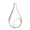 Clear Glass Hanging Teardrop D-3.5" H-7.25" - Pack of 36 PCS - Modern Vase and Gift