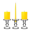 Clear Glass Pillar Candle Holder O-3.25" H-4.5" - Pack of 24 PCS - Modern Vase and Gift