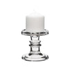 Clear Glass Pillar Candle Holder O-4.5" H-4.5" - Pack of 12 PCS - Modern Vase and Gift